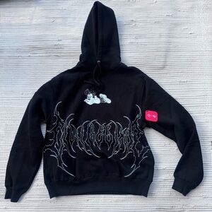 Civil Regime Disney Minnie Chaos Hoodie Black Graphic Sz M NWT Streetwear